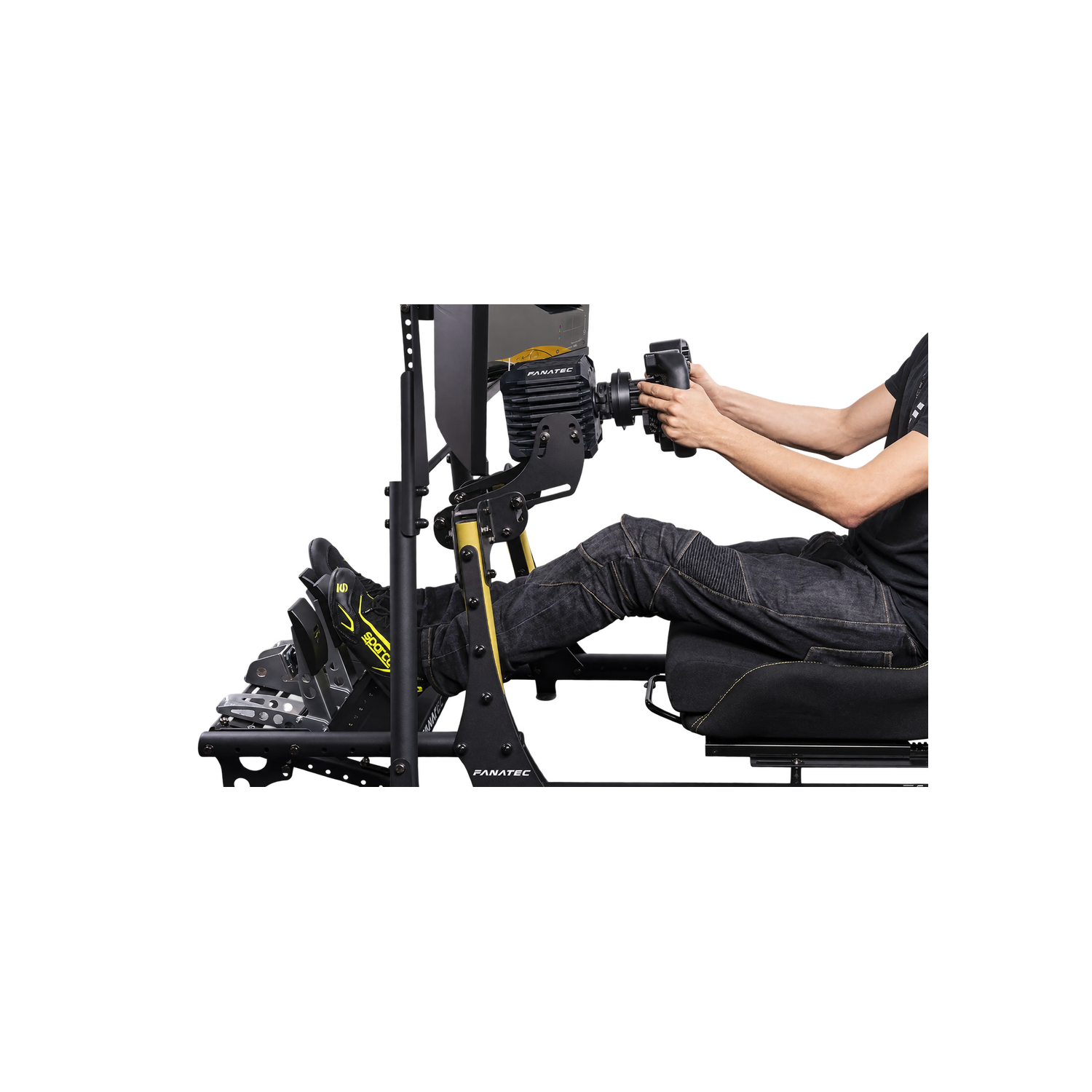 Pedal section of the Fanatec CSL Cockpit V1.5